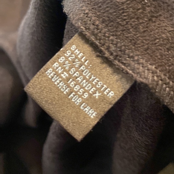 J. McLaughlin Womens Lillian Brown Faux Suede Dress | Sz L office wear business - Picture 8 of 8